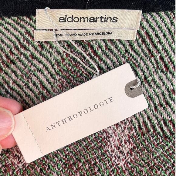 Anthropologie AldoMartins Floral Intarsia Cardigan Size XS. NEW - Picture 10 of 12